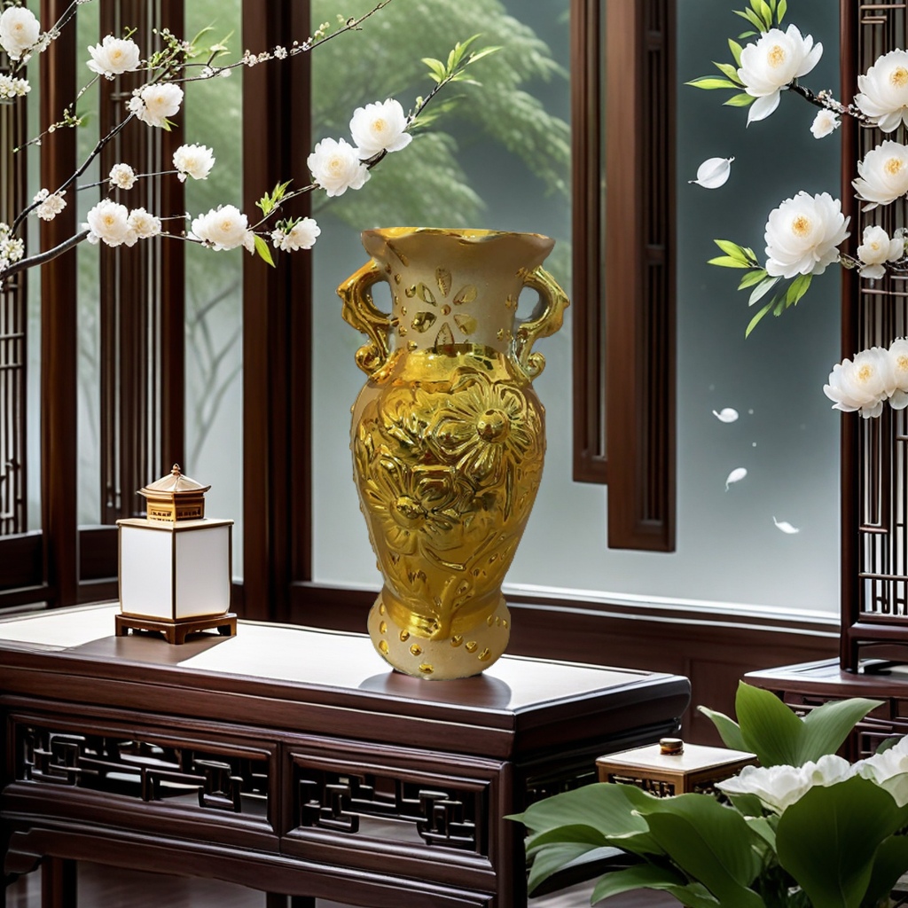 European-style simple vase, transparent glass vase, indoor decorative item, creative home decoration details Picture