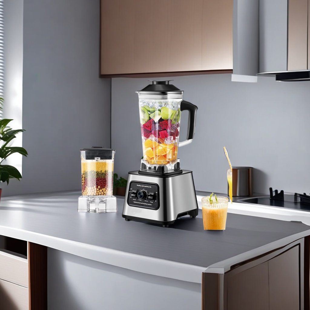 Multi-Purpose Blender 2-in-1 kitchen appliance: Blender, ice crusher, food processor, household high-efficiency blender, other categories, practical kitchen assistant