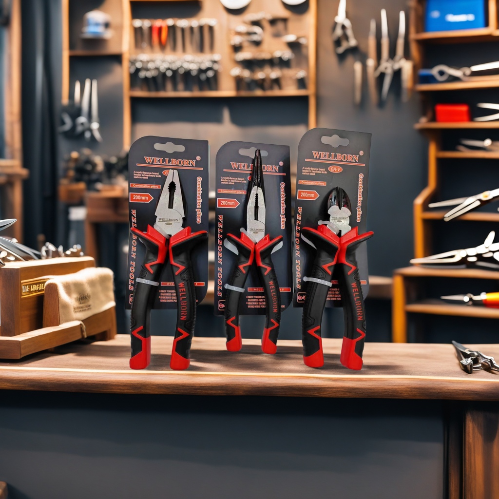 闻博五金大耳柄钢丝钳，斜嘴钳，尖嘴钳，欢迎询价订购细节图