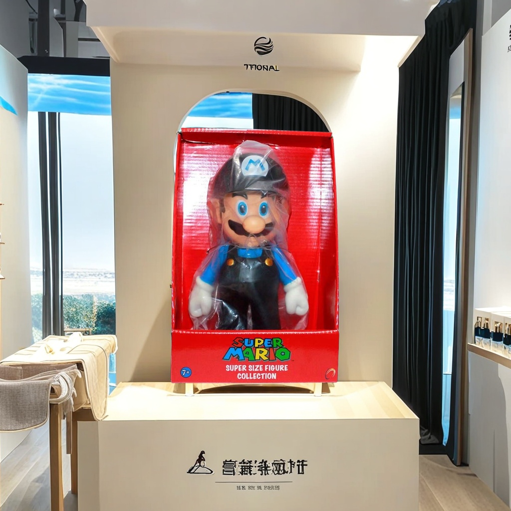 超级玛利奥经典款公仔 可爱卡通形象 精致工艺收藏品 玩具礼品赠品