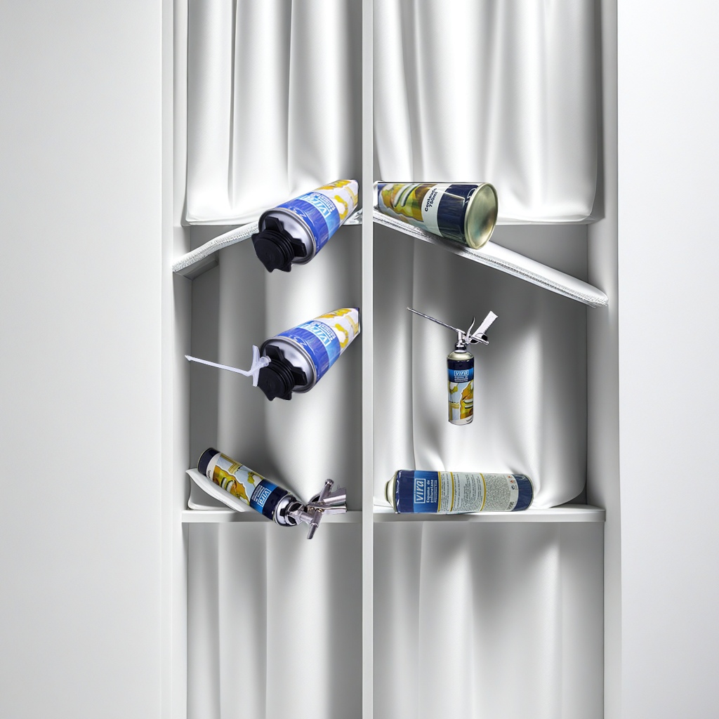 Factory direct supply of Vira high-viscosity foam sealant 750ml, large-capacity special foam adhesive for doors and Windows, high-efficiency sound insulation and waterproofing foaming agent Specification image