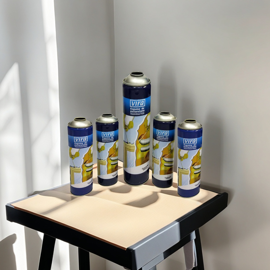 Factory direct supply of Vira high-viscosity foam sealant 750ml, large-capacity special foam adhesive for doors and Windows, high-efficiency sound insulation and waterproofing foaming agent Item Picture