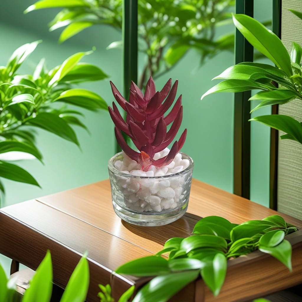 桌面迷你盆栽绿植种子套装 室内空气净化植物 盆栽装饰小清新风格，编号25-7