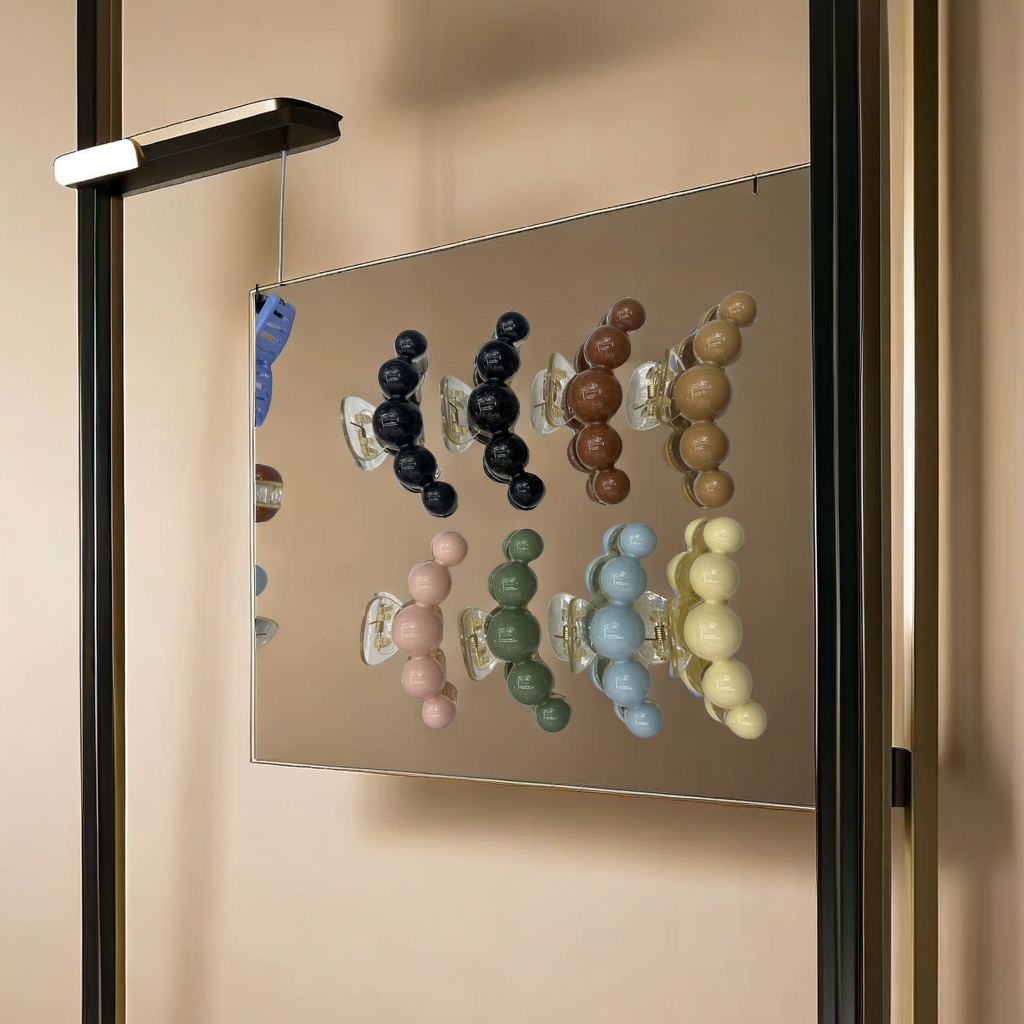 手工珍珠发夹 简约时尚头饰 韩版甜美发饰 女士优雅发卡 配饰礼品图