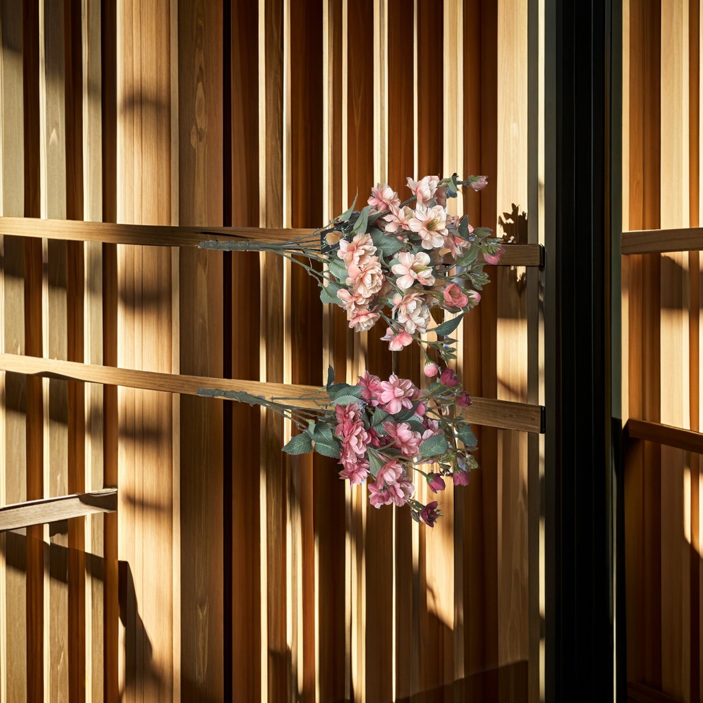 高级仿真花艺术装饰品 客厅餐厅卧室书房摆设 逼真无异味环保材质花卉