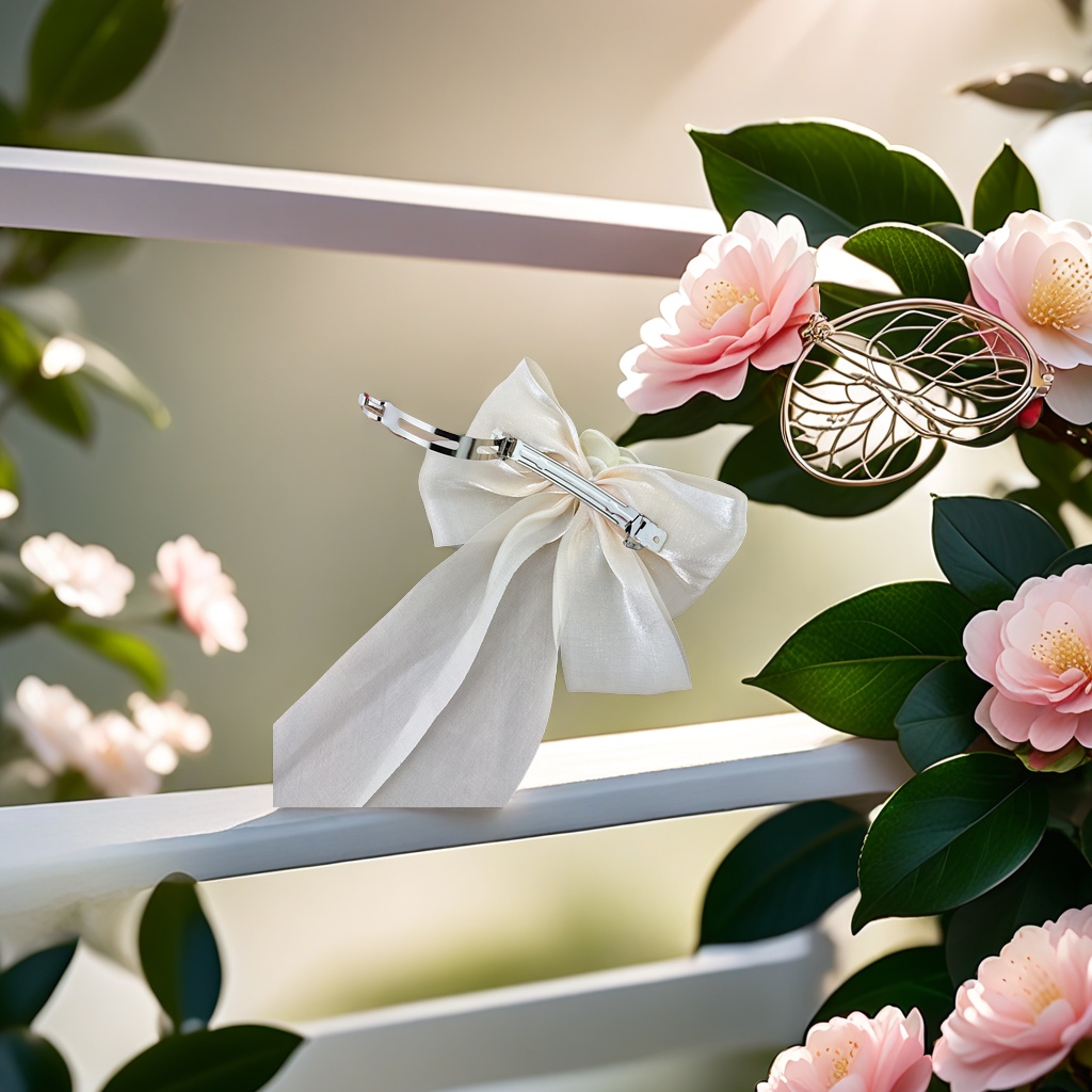 法式雪纺珍珠细节图