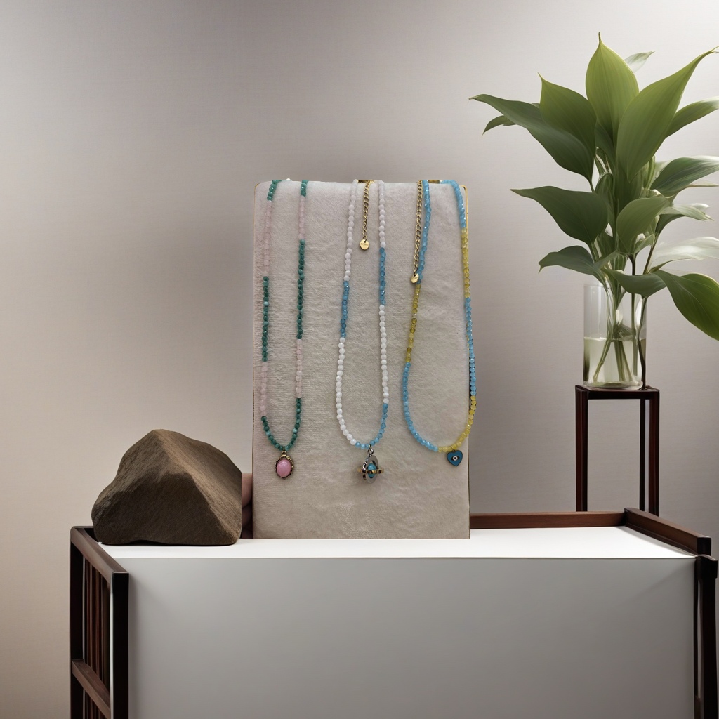 红玛瑙手环翡翠牡丹设计 精致岫玉饰品 钥匙扣挂件 珠宝首饰礼品赠品 不锈钢小众叠戴项链