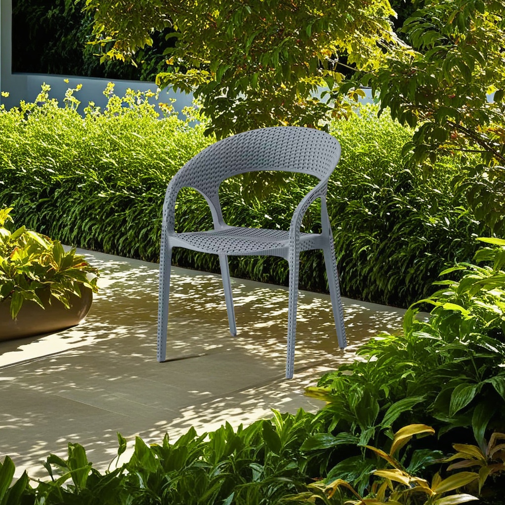 藤椅，户外椅子，塑料椅子，椅子细节图