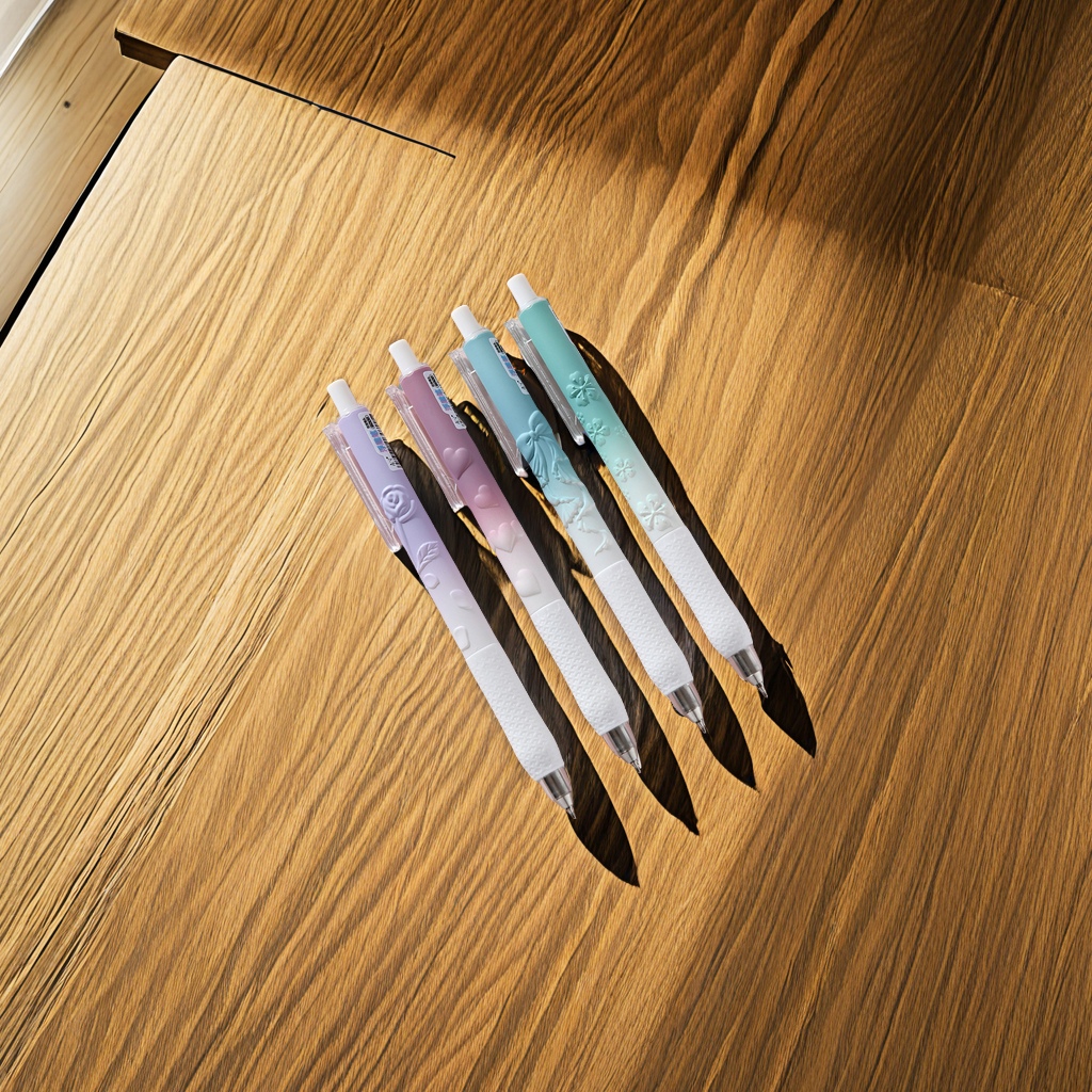 The new CS double-tip embossed pen from Chenxi features a low center of gravity press type gel pen, providing smooth and fluid writing. The dopamine pen body design ensures clear and long-lasting handwriting Specification image