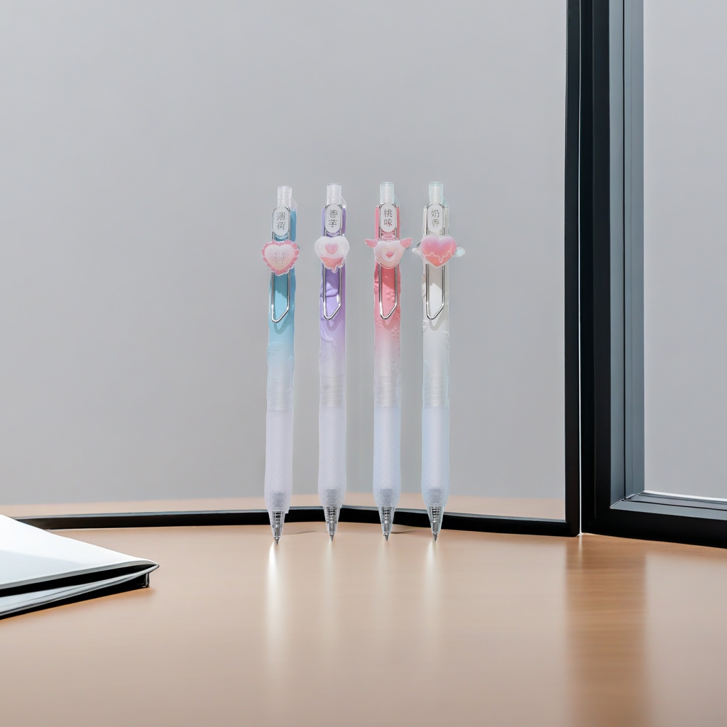 Chenxi 3D Relief Pen CS Double ballpoint tip Press gel pen, scented ink quick-drying water-based pen, unique design, comfortable grip, smooth writing Item Picture