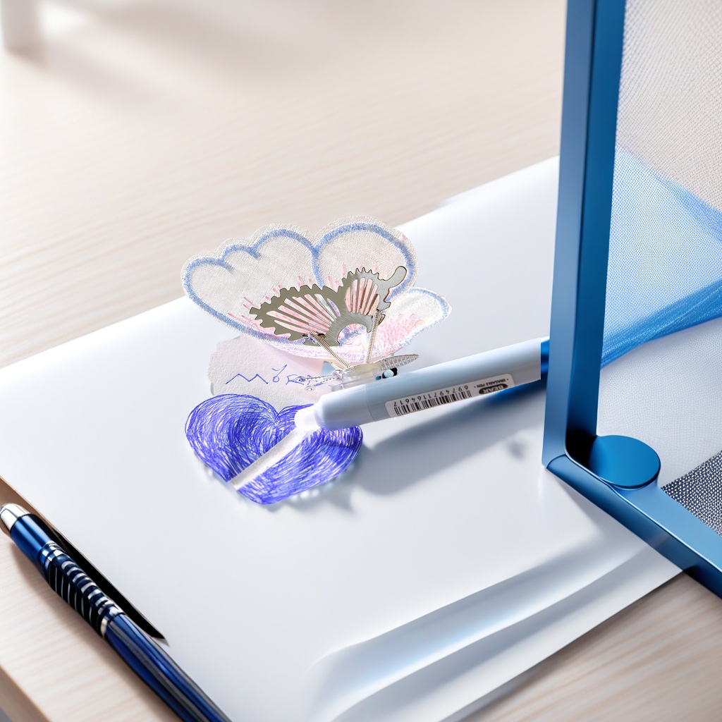 Chenxi's new butterfly Press Crystal Blue ST gel pen with a 0.5mm nib is a special erasable pen for student signature exercises. It features a creative design that won't stick to your hands Application Scenario