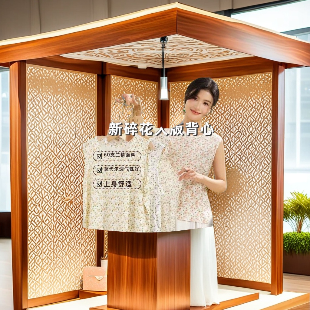 女士家居服实物图