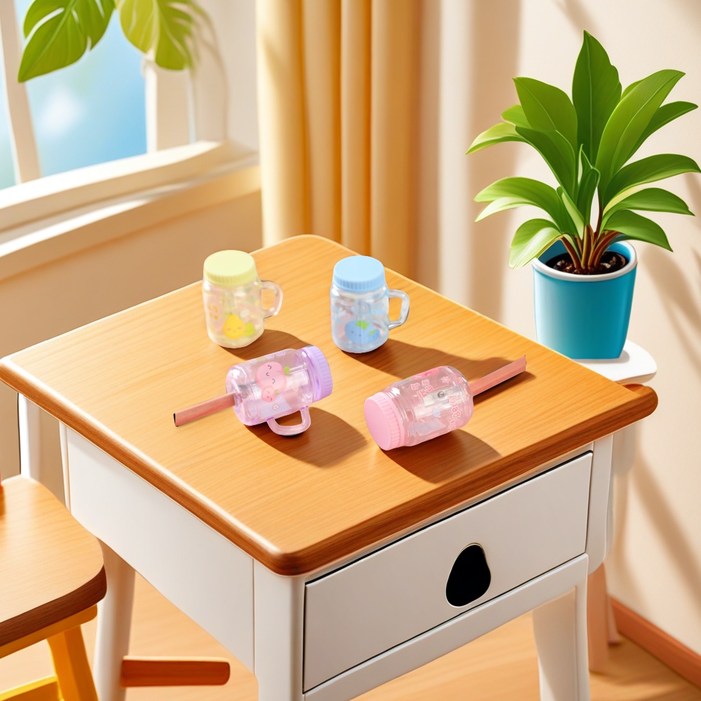 Pencil sharpeners, fruit single-hole milk tea cups, creative pencil sharpeners, student stationery, children's cartoon gifts, wholesale milk tea cups, pencil sharpeners, student supplies