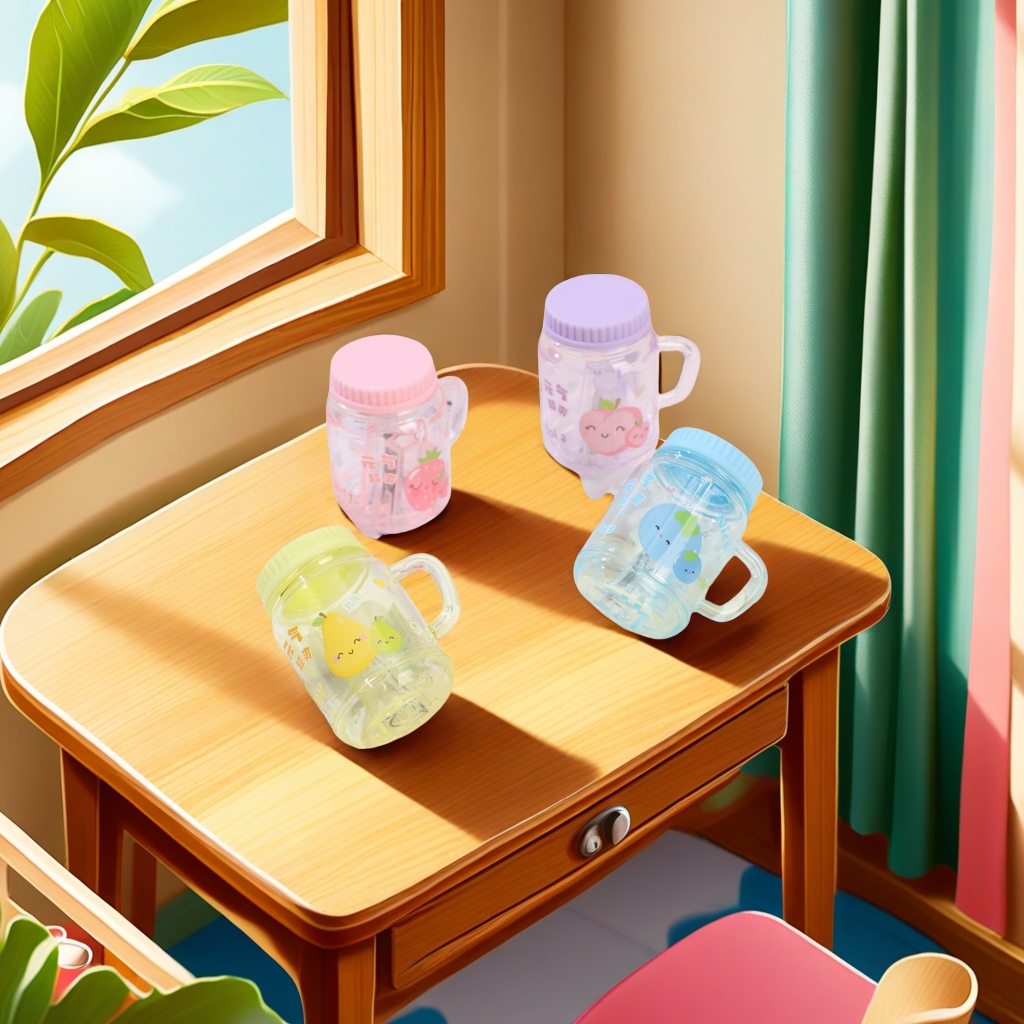 Pencil sharpeners, fruit single-hole milk tea cups, creative pencil sharpeners, student stationery, children's cartoon gifts, wholesale milk tea cups, pencil sharpeners, student supplies details Picture