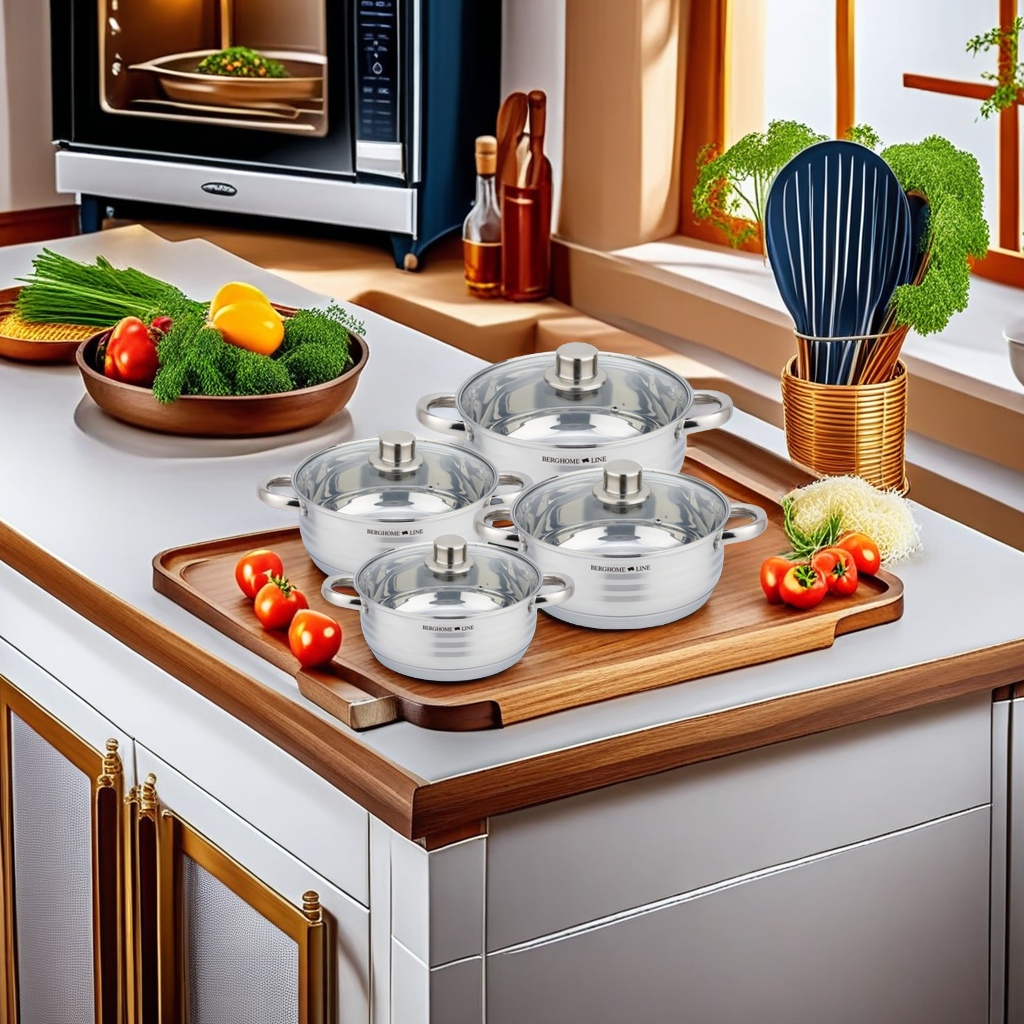 Factory direct sales of high-quality stainless steel pot sets. Enjoy healthy cooking and a wonderful life. Savor the deliciousness at will. One set meets various cooking needs