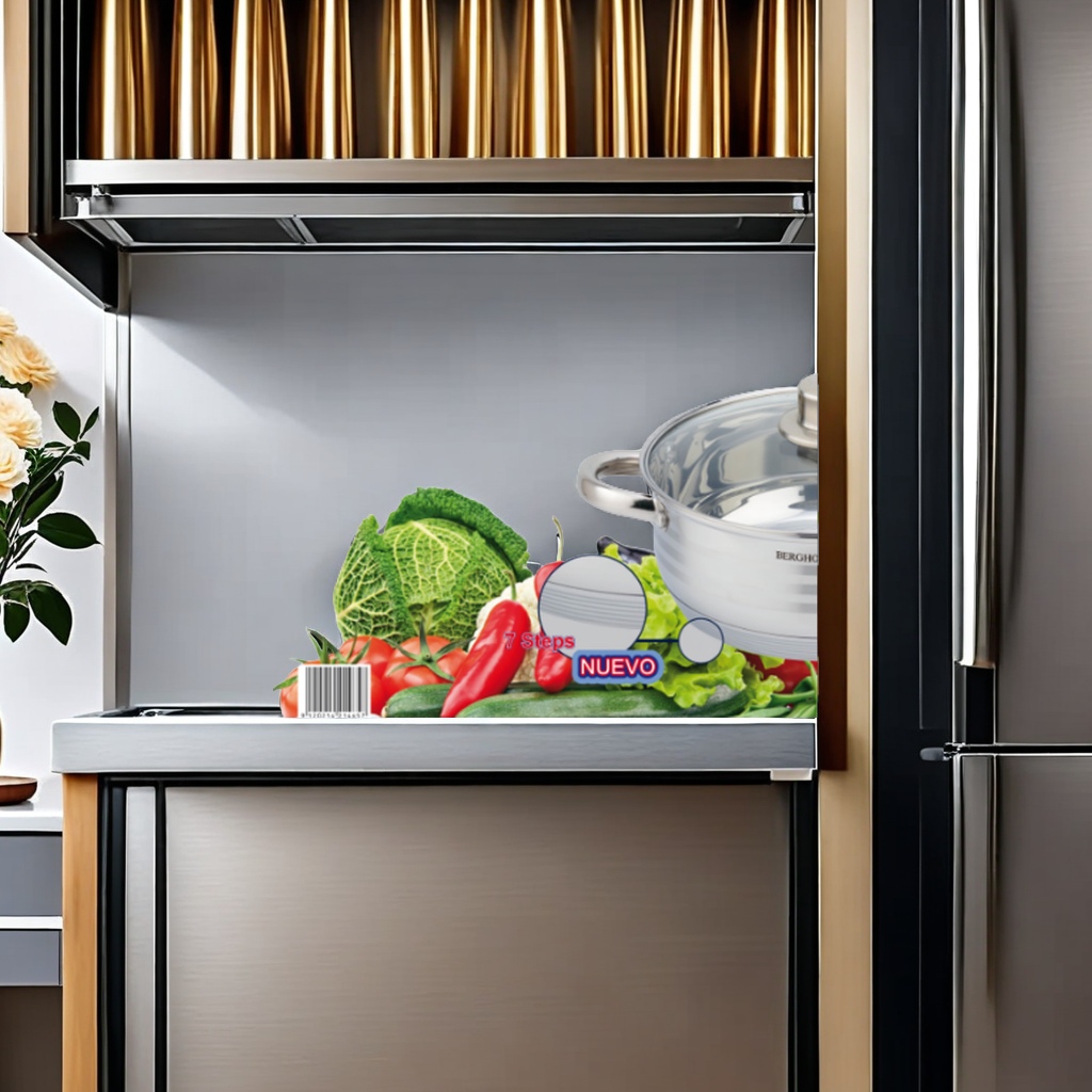 Factory direct sales of high-quality stainless steel pot sets. Enjoy healthy cooking and a wonderful life. Savor the deliciousness at will. One set meets various cooking needs details Picture