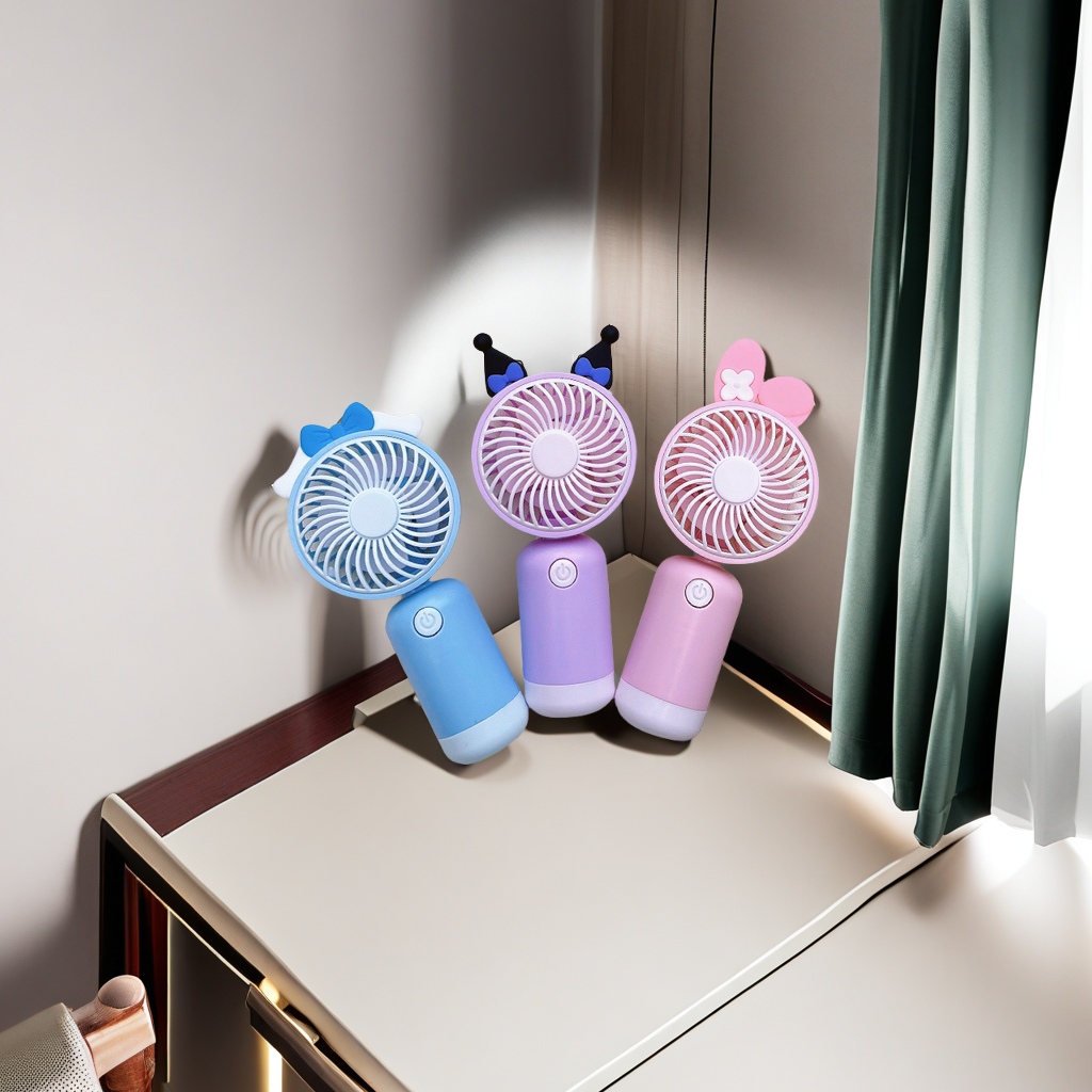 Kapibala High Wind Power USB Charging Mini Handheld Electric Fan, student portable small fan, gift model, rechargeable and convenient electric fan Application Scenario