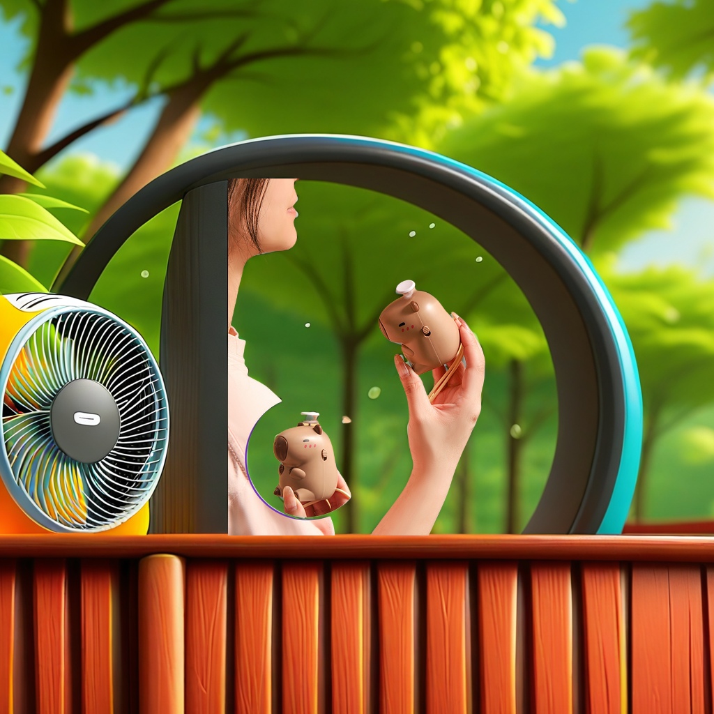 USB风扇、迷你风扇实物图