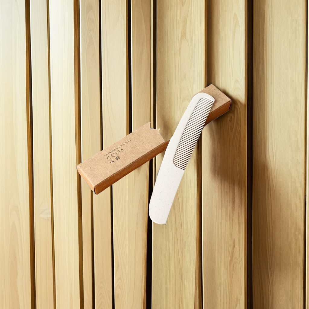 Disposable personal care products set for hotels and homestays, kraft paper card box set for hotel toiletries, eco-friendly and portable disposable hotel supplies set Item Picture