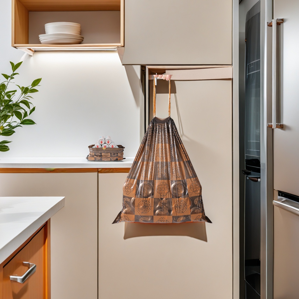 垃圾袋/垃圾袋加厚/背心垃圾袋/抽绳垃圾袋/垃圾桶垃圾袋细节图