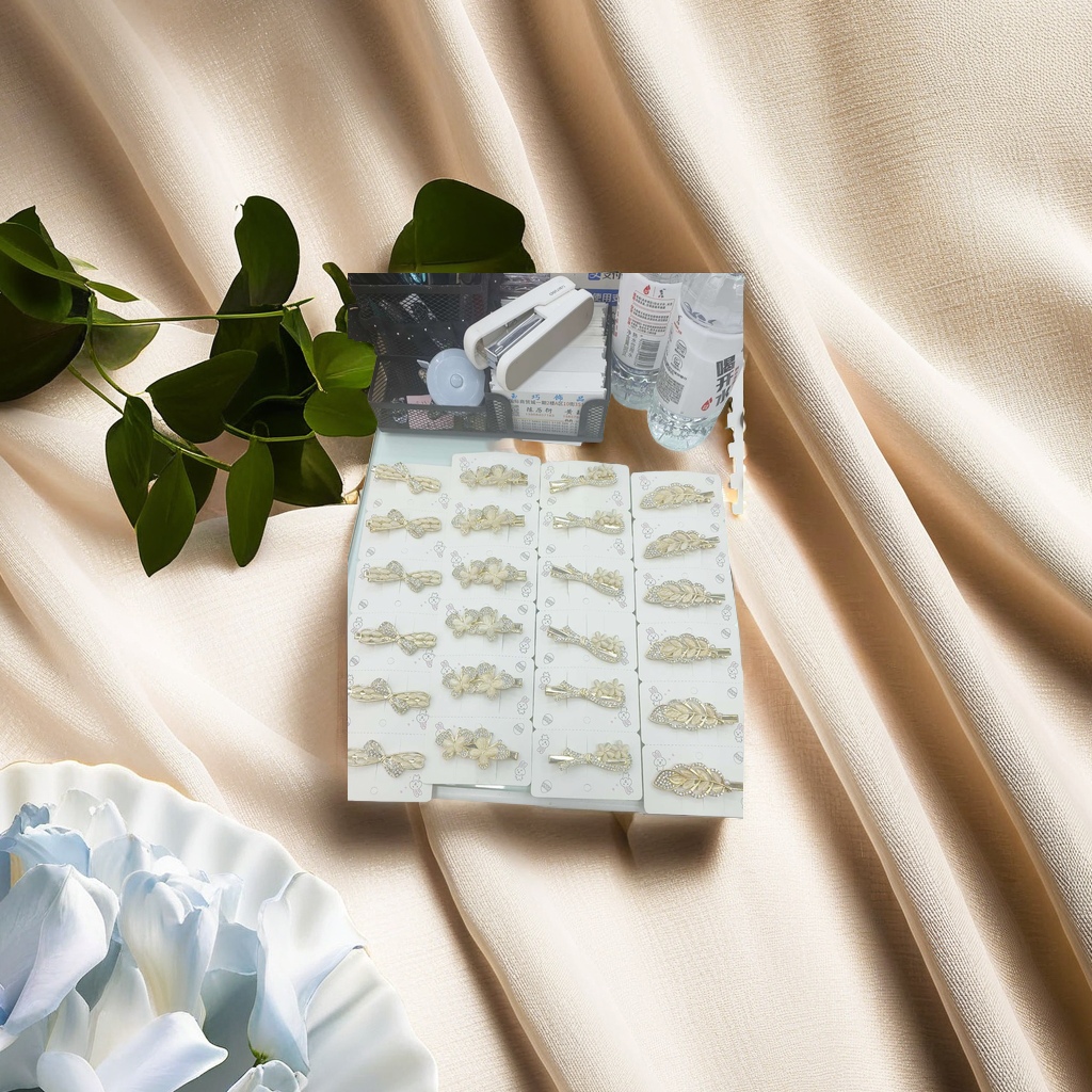 珍珠压夹细节图