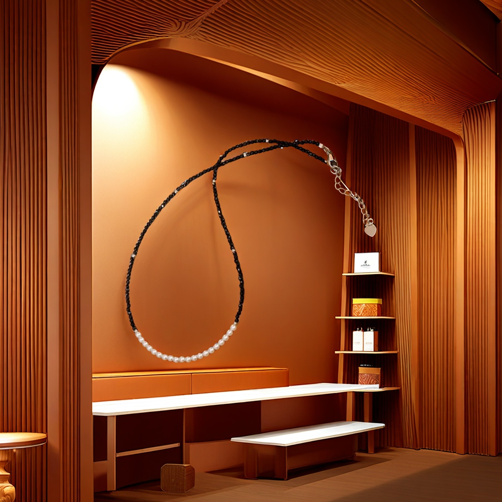 Ruili Fashion Korean style simple collarbone chain women's necklace, high-end crystal pendant necklace, as a birthday gift for your girlfriend details Picture