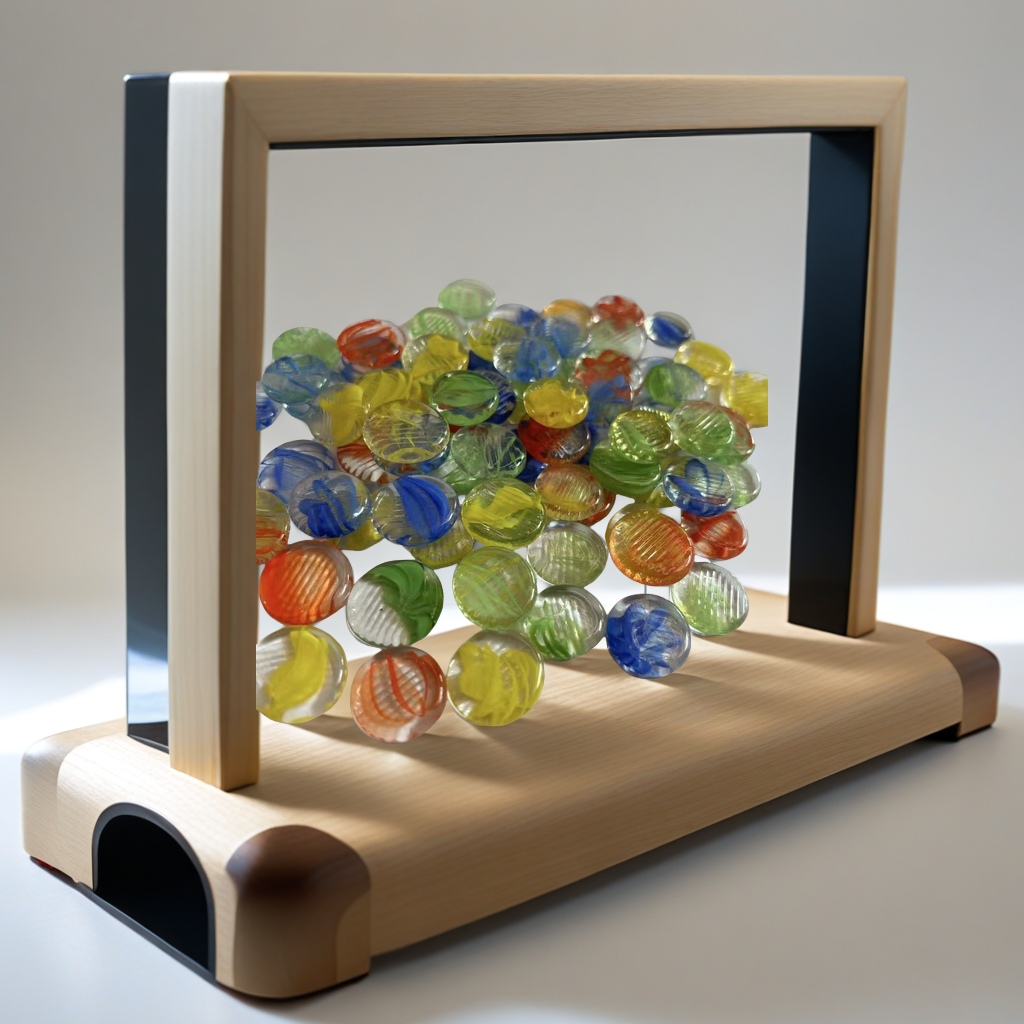 Factory direct supply of porcelain-colored glass flat beads, black and white Go stones, flower center decorative beads, glass handicrafts wholesale, glass beads supply Specification image