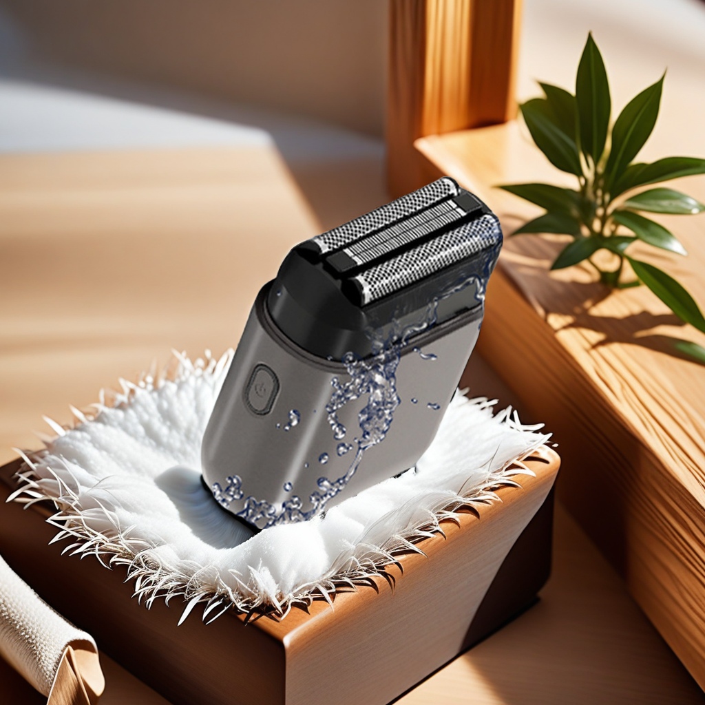 New three-head reciprocating electric shaver, portable waterproof men's beard clipper, car small steel cannon razor, professional shaving tools Specification image