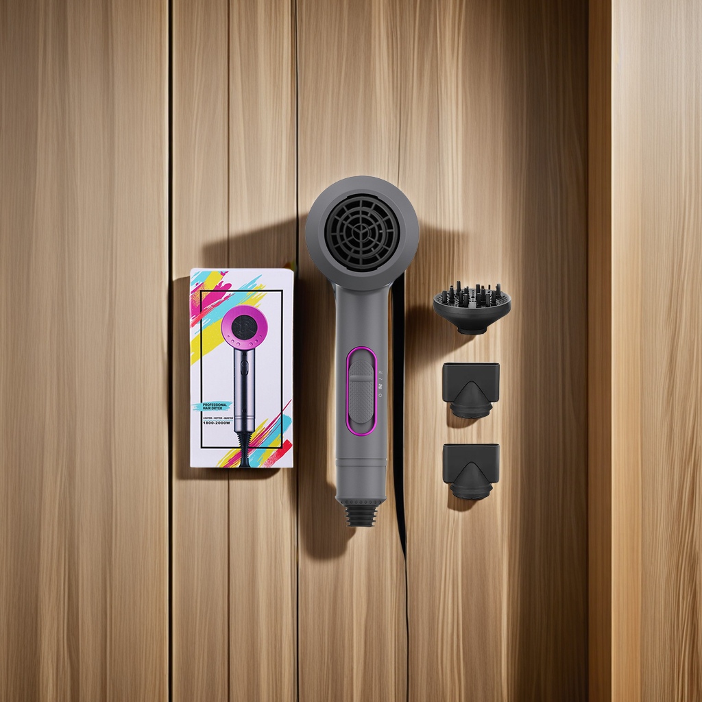 Amazon's Best-Selling Hammer Hair Dryer, 110V High-Power Negative Ion Household Hair Dryer, Is Specially Designed For Hair Salons And Available In Both British And American Standards Item Picture