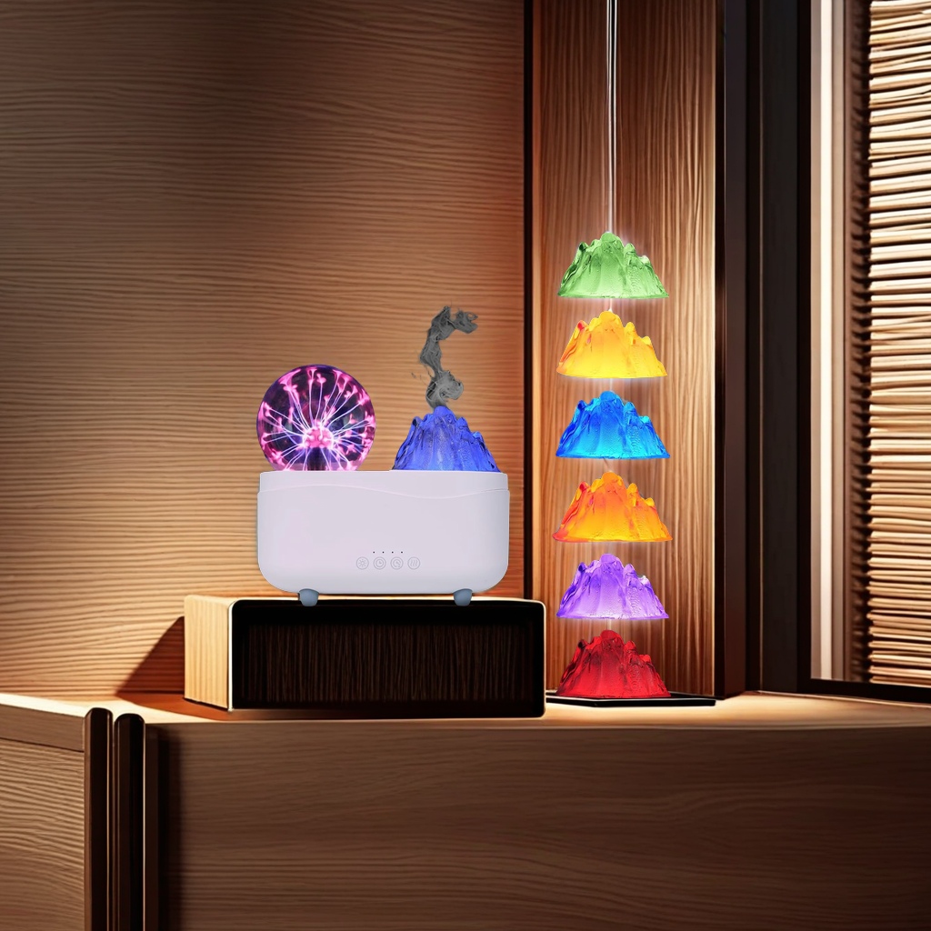 Magic Ball Seven Color Flame Aroma Smart Humidifier Large Spray Home Pickup Bluetooth Speaker Diffuser Other Categories New On The Market Application Scenario