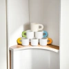 The Chubby cup ceramic mug features a large ear handle design with printed patterns and engraved characters. It offers personalized LOGO customization and is suitable for hotel advertising gifts. It is also a ceramic water cup Application Scenario