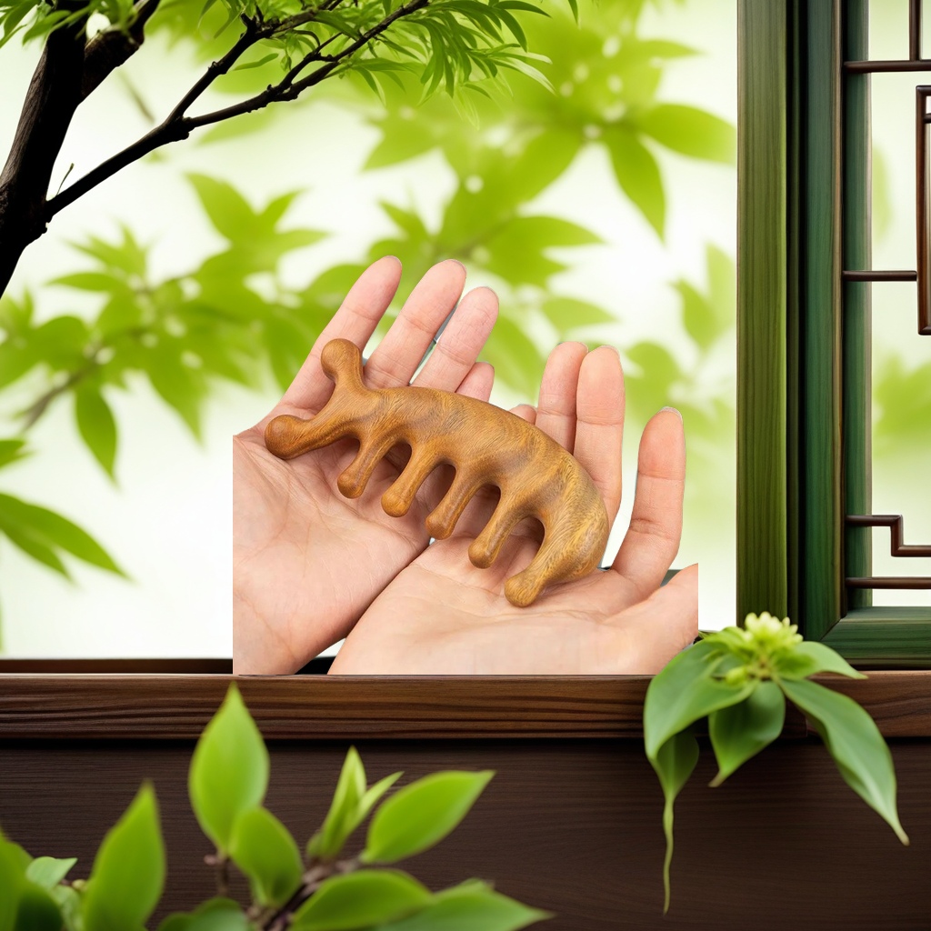 一次性梳子实物图