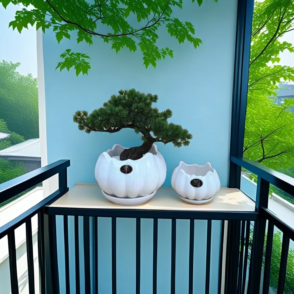 多肉植物专用陶瓷花盆 创意简约小清新室内阳台装饰绿植盆栽花盆摆件花盆花盆仿真塑料花盆室内花盆摆件种菜产品图