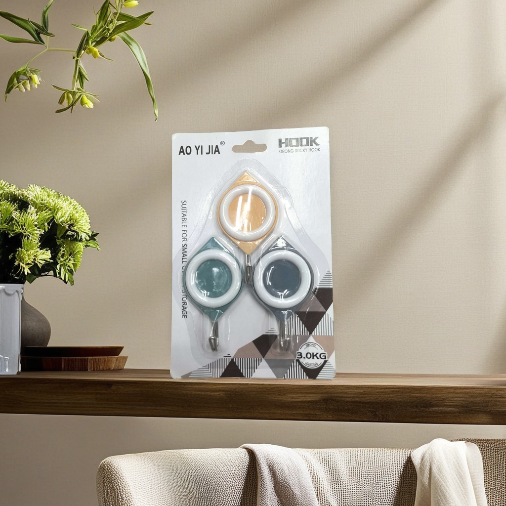 The hook is practical and convenient for home life. The hook is a good helper Application Scenario