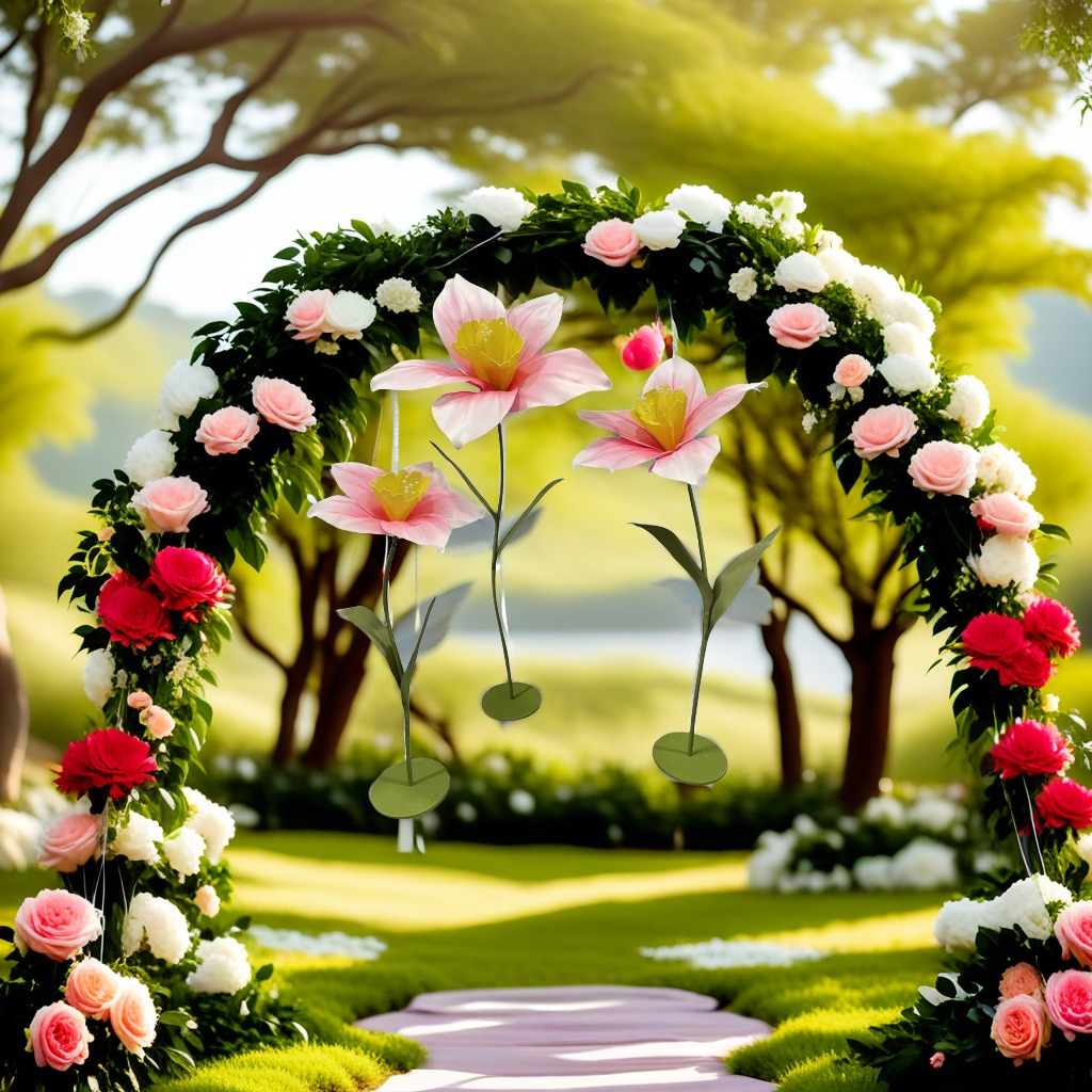 European-style romantic wedding decoration products, exquisite artificial flowers, stage decoration flowers Item Picture