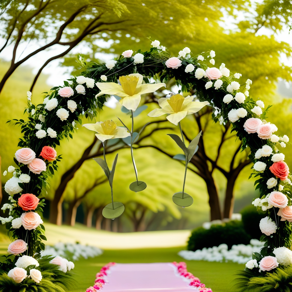 European-style romantic wedding decoration products, exquisite artificial flowers, stage decoration flowers Application Scenario