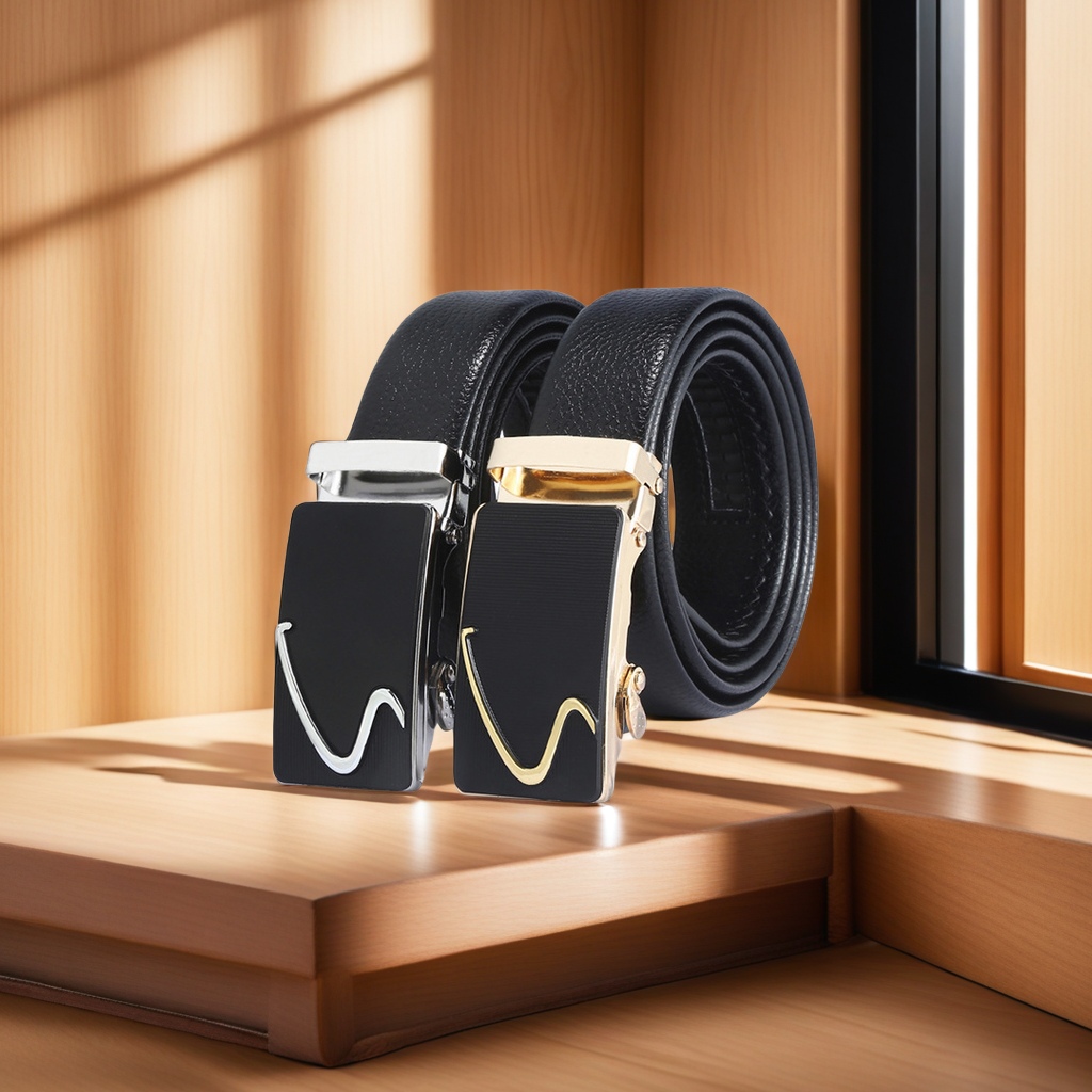 2020 New lychee patterned automatic buckle belt for men, business, casual and youth. Direct sales from the manufacturer with quality guaranteed Application Scenario