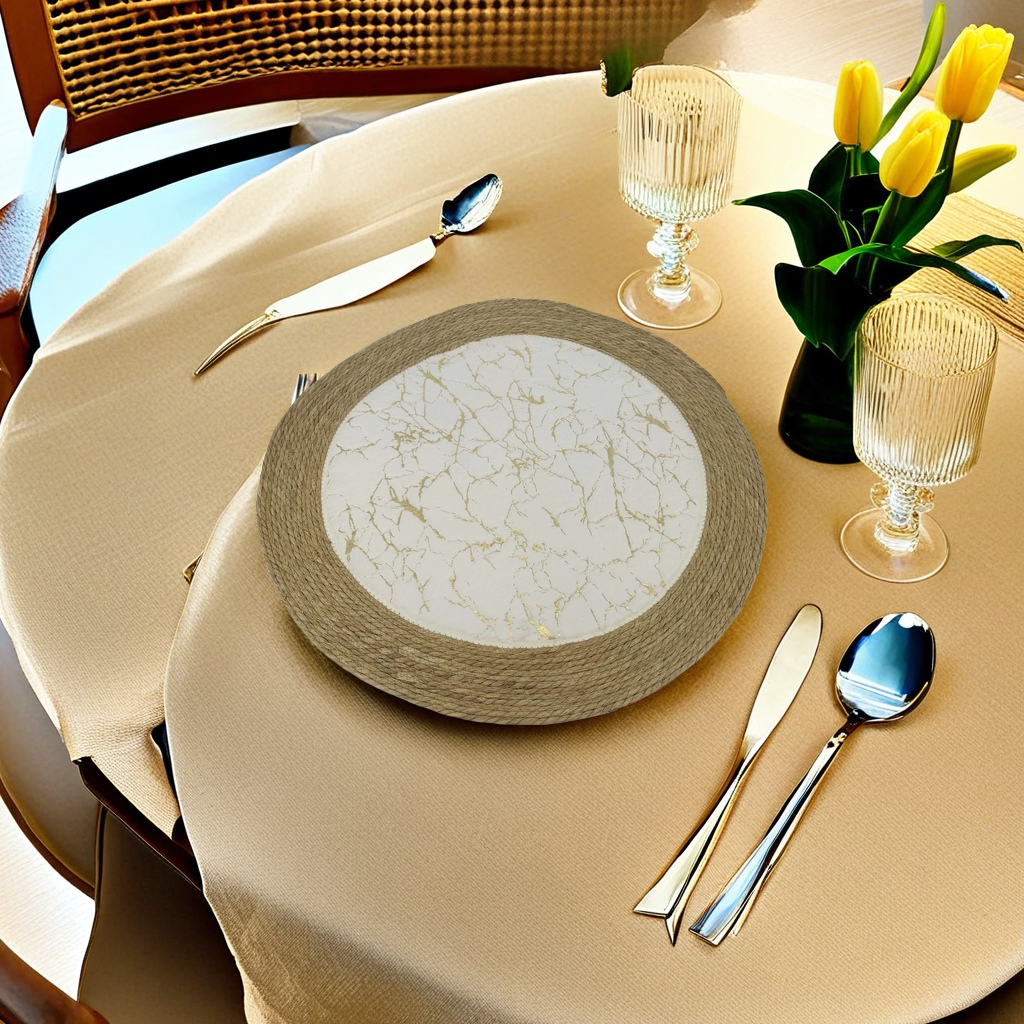 餐垫白底实物图