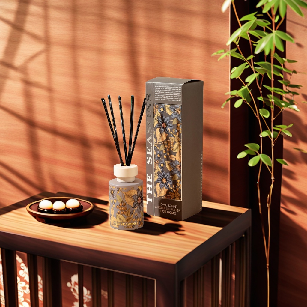 New Chinese-style flameless aromatherapy essential oil ornaments are suitable for home bedroom perfumes with long-lasting fragrance, fresh bathroom deodorizing scents, and other categories Item Picture