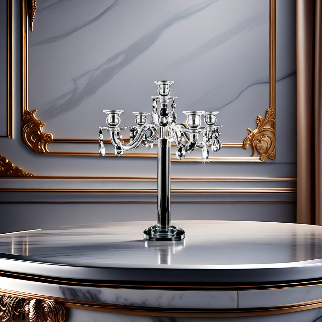 Sterling silver candlesticks, scented candles, revolving lanterns, candlesticks, crystal tissue boxes, exquisite craftsmanship, home decorations, igniting the little joys of life Application Scenario