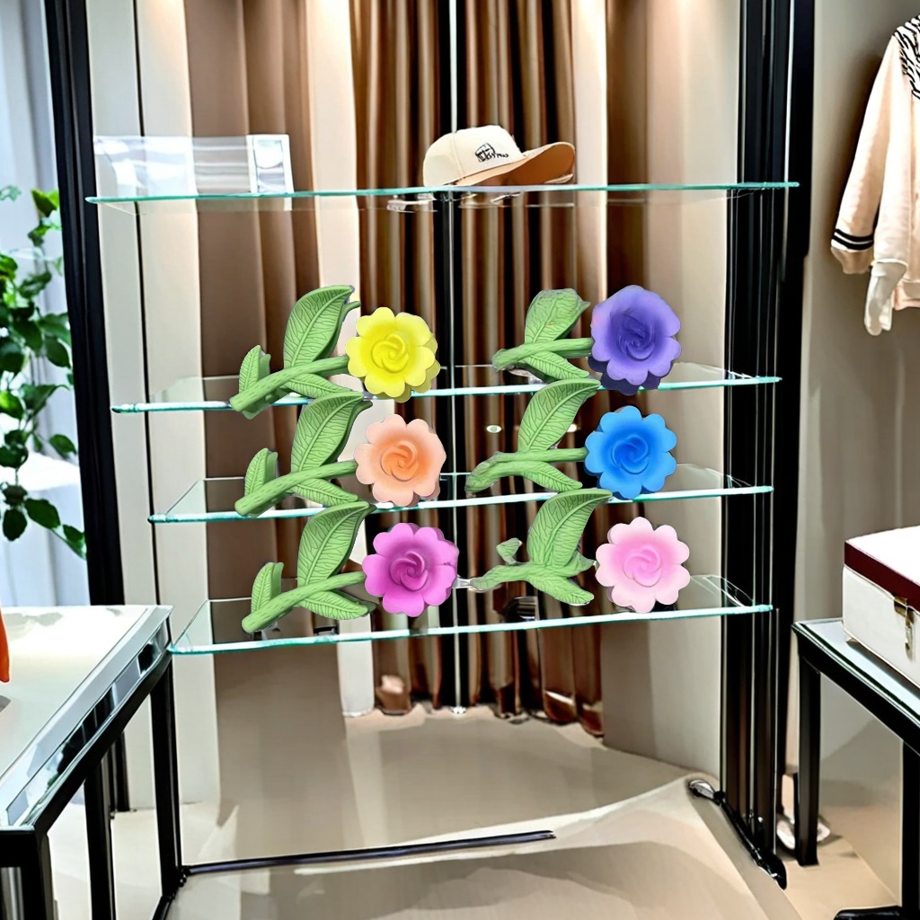 甜美浪漫花朵发夹 女士优雅头饰 精致手工制作稳固耐用 不伤发质轻盈佩戴