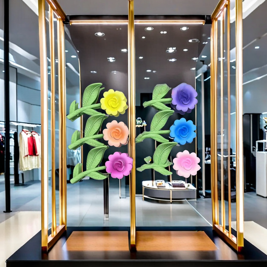 甜美浪漫花朵发夹 女士优雅头饰 精致手工制作稳固耐用 不伤发质轻盈佩戴细节图