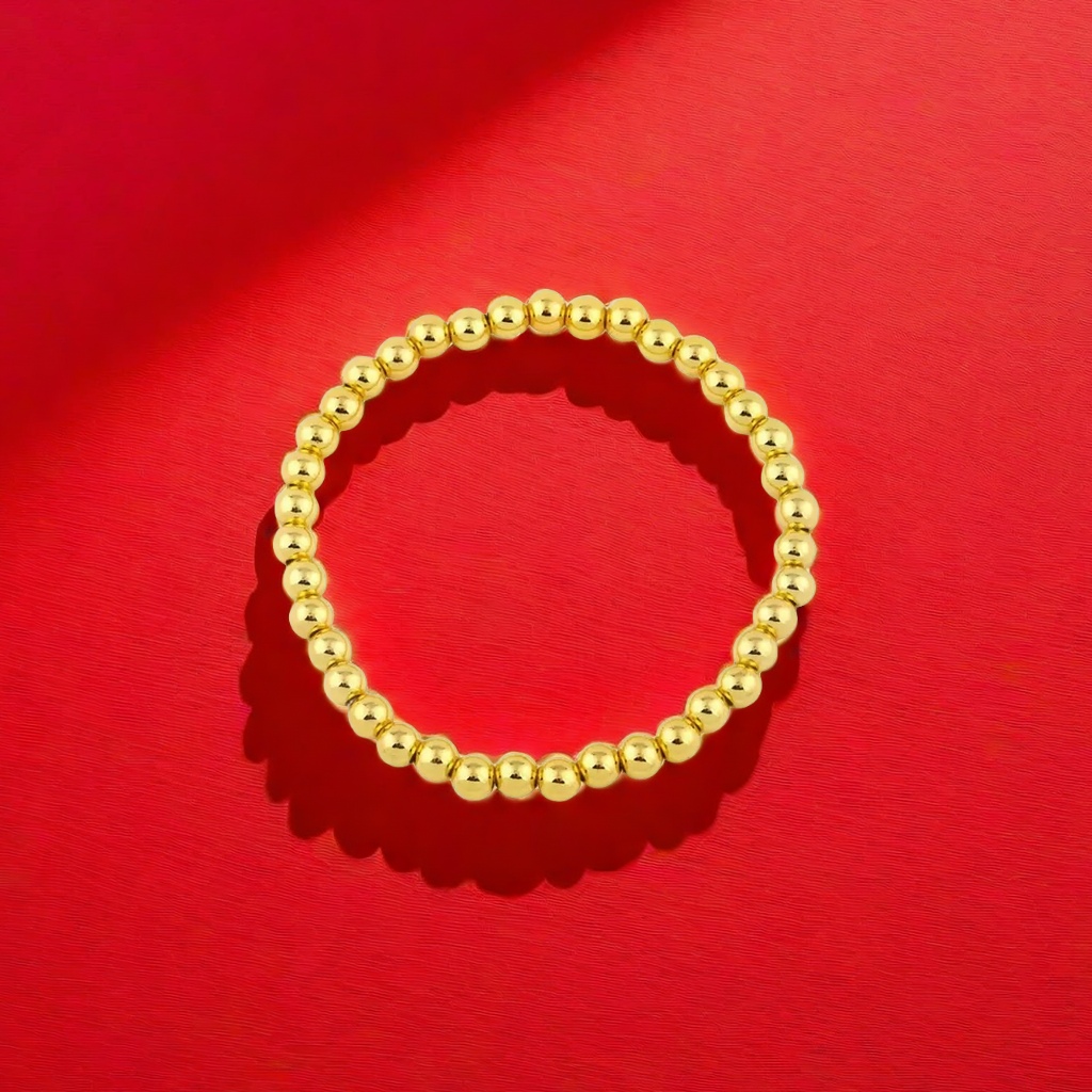 高档男士不锈钢圆珠手串 时尚酷炫耐磨手链 个性潮流饰品礼品精选产品图