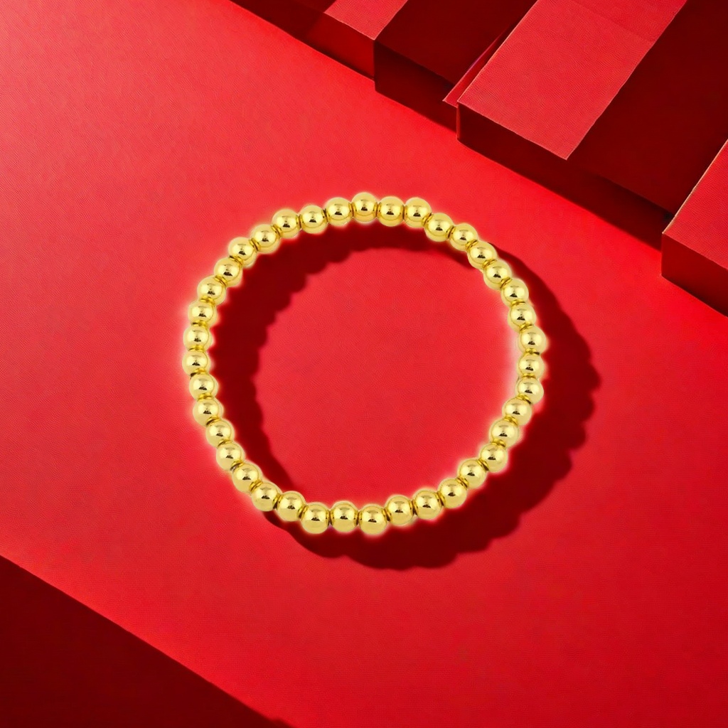 高档男士不锈钢圆珠手串 时尚酷炫耐磨手链 个性潮流饰品礼品精选细节图