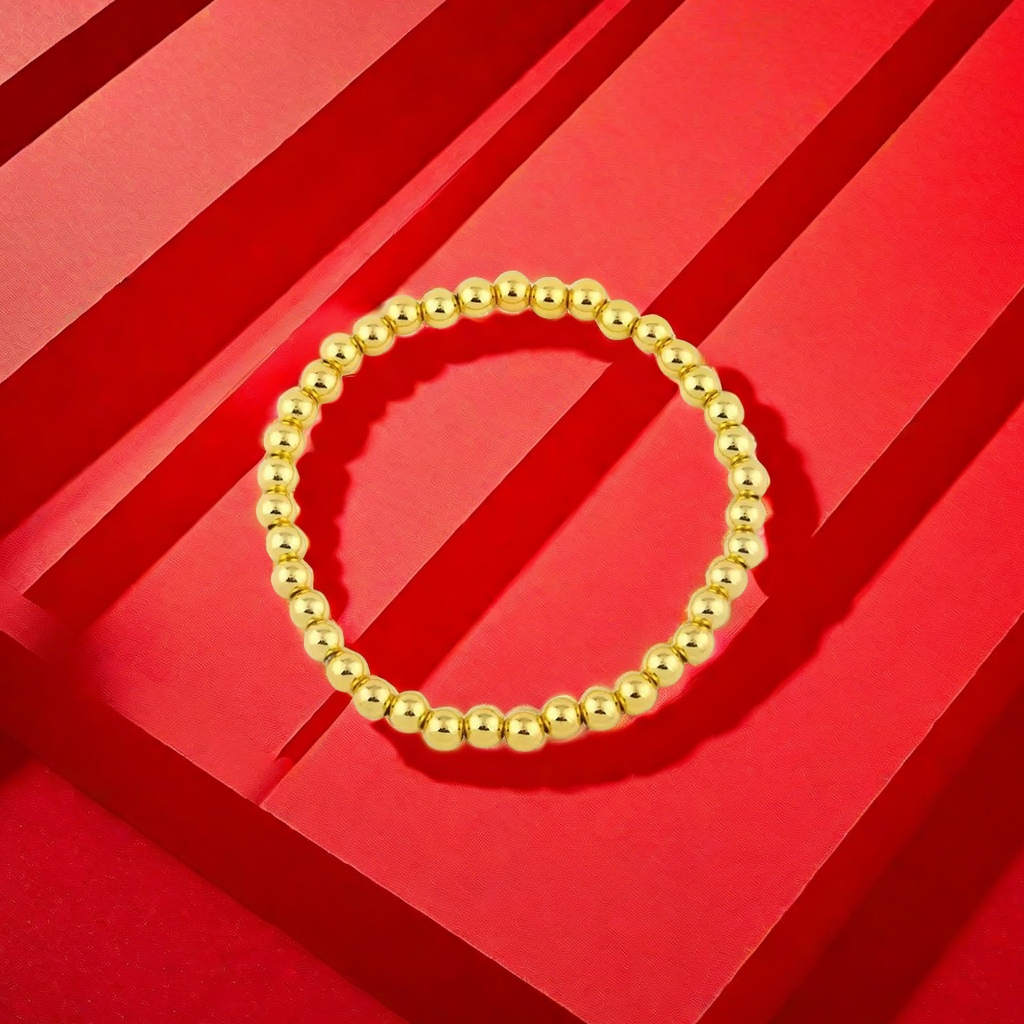 高档男士不锈钢圆珠手串 时尚酷炫耐磨手链 个性潮流饰品礼品精选