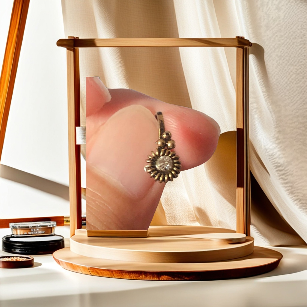 时尚韩版个性鼻钉 不锈钢假鼻钉 鼻环鼻饰品女无痛穿刺装饰品