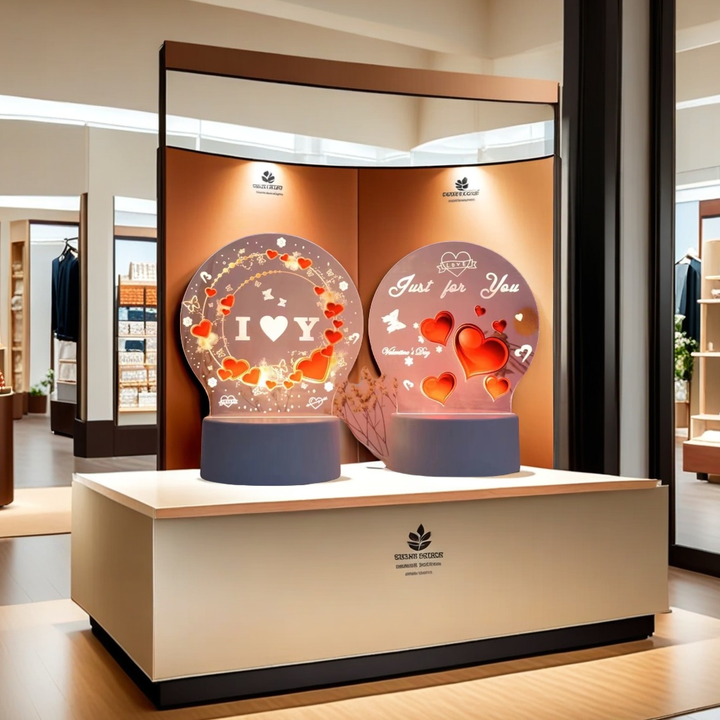 3D立体小夜灯 家庭装饰小摆件 氛围灯光调节 节日庆典灯具 美观实用独特设计led工作灯