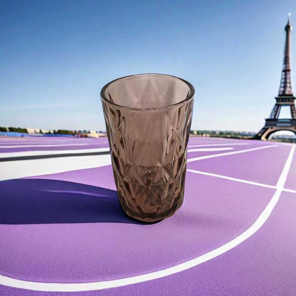 Colored glass cups, tall wine glasses, champagne glasses, wine glasses, high-end tableware, beverage cups Item Picture