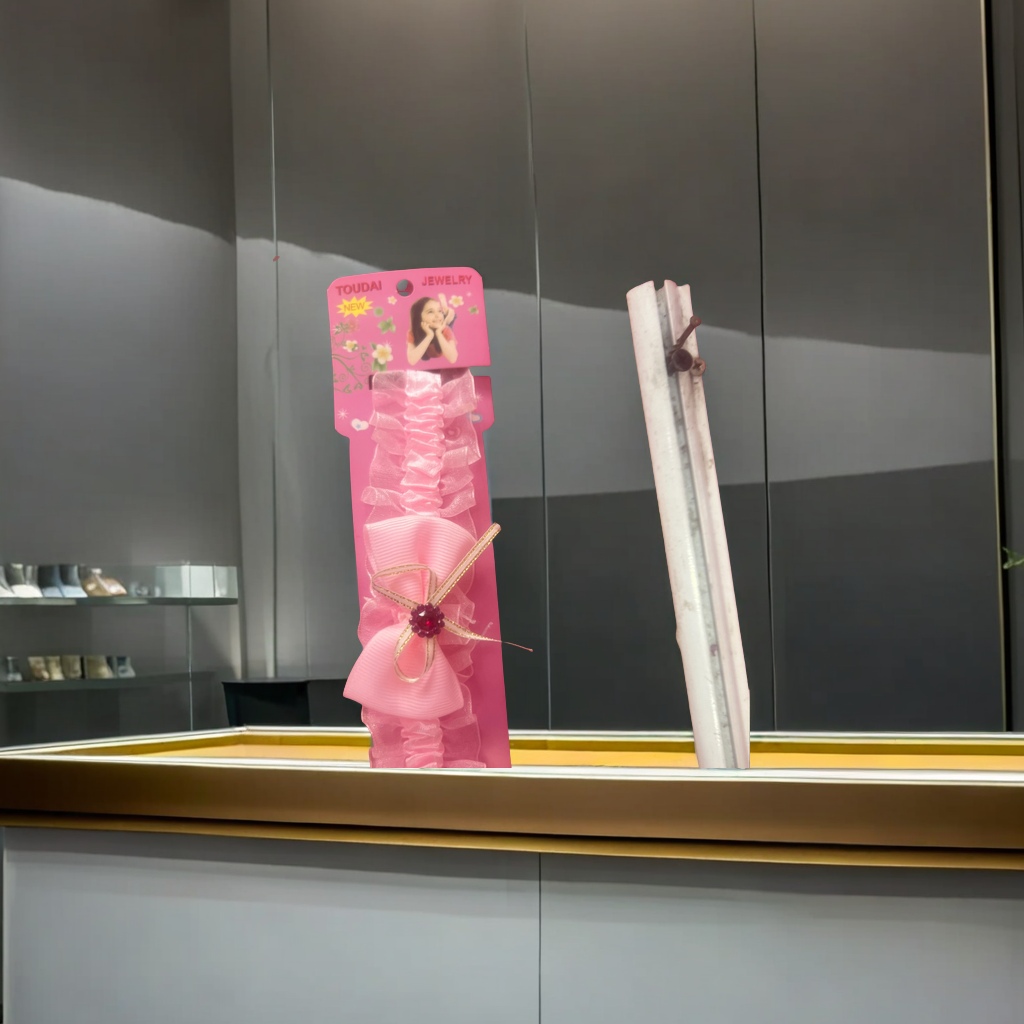 طقم شعر المرأة ذو طوق شعر حلو مزود بشريحة شعر قصيرة Specification image
