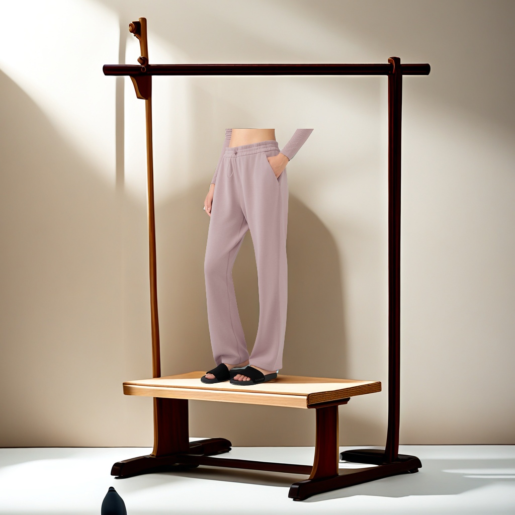 DAW167 Autumn/Winter yoga pants Women's high-waited slimming casual straight-leg pants with good drape and versatile matching loose wide-leg sports pants. Sports pants warm and comfortable